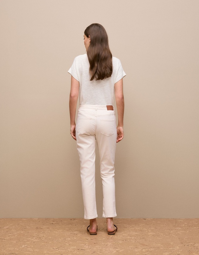 Trenery - Natural Seed Boyfriend Jean in Ecru