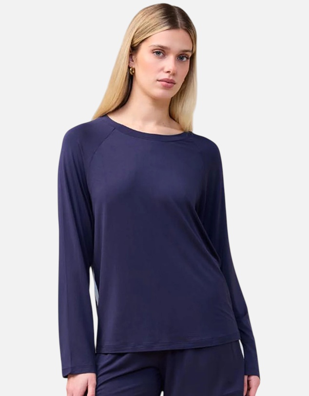 Gingerlilly - Solene Long Sleeve Top with Stripe