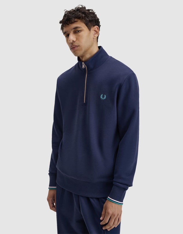 Fred Perry - Half Zip Sweatshirt