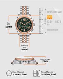 Michael Kors - Lexington Two Tone Chronograph Watch