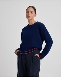 Oxford - Harper Contrast Trim Knit