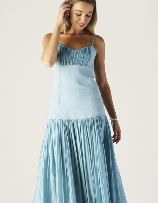 MOS The Label - Serafina Linen Maxi Dress