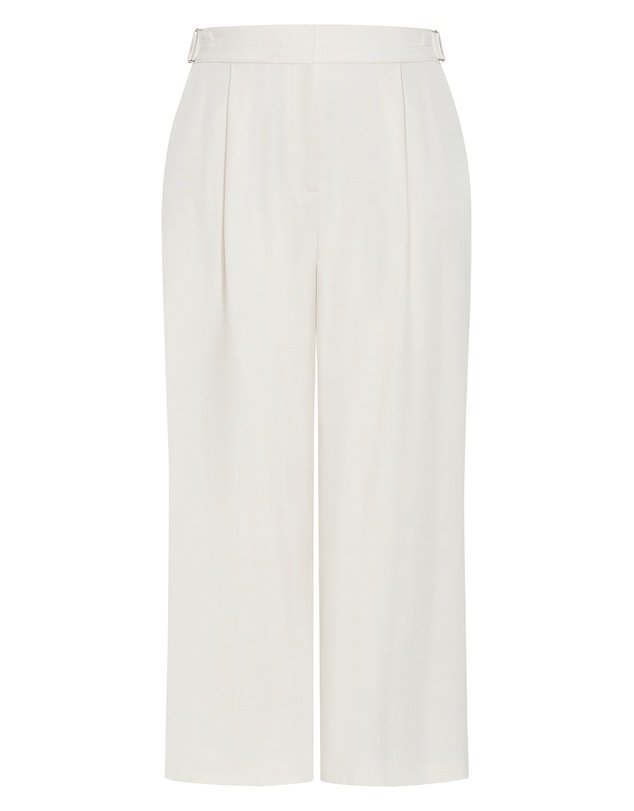 City Chic - Plus size Telia Wide Leg Pant - neutral