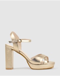 Edward Meller - RENATA100 Crossover Platform Sandal