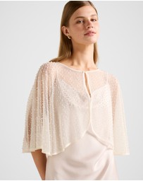 Forever New - Louise Pearl & Bead Cape