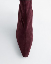 & Other Stories - Stretch-Leather Ankle Boots