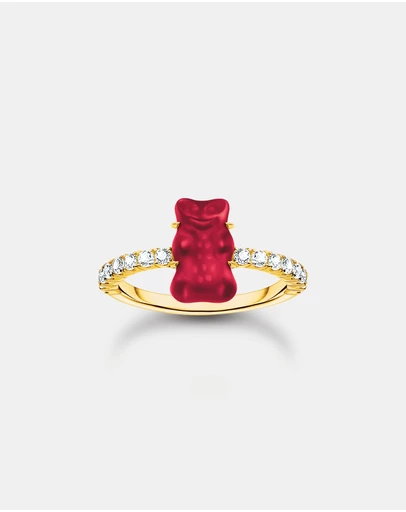 THOMAS SABO - HARIBO Strawberry Red Bear Ring