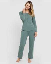 Bamboo Body - Long Sleeve Henley Top