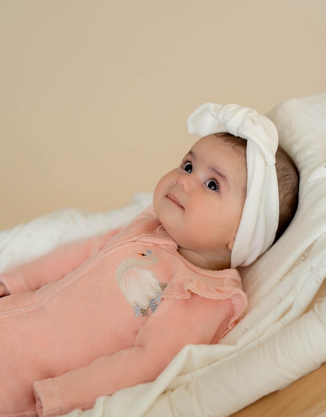 Bebe by Minihaha - Gemma Velour Zip Onesie - Babies