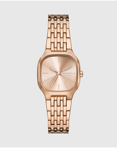 Skagen - Mellem Lille Rose Gold Tone Tone Analogue Watch