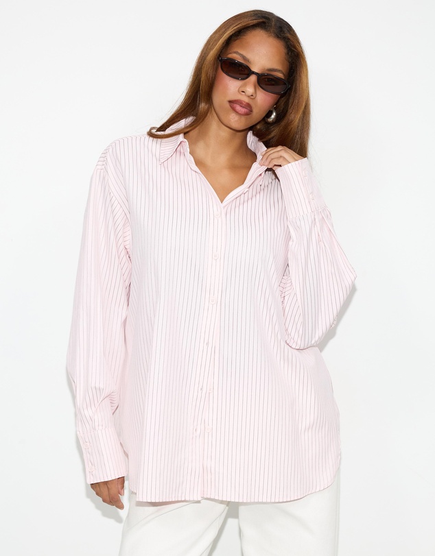 Dazie - Oxford Cotton Oversized Shirt