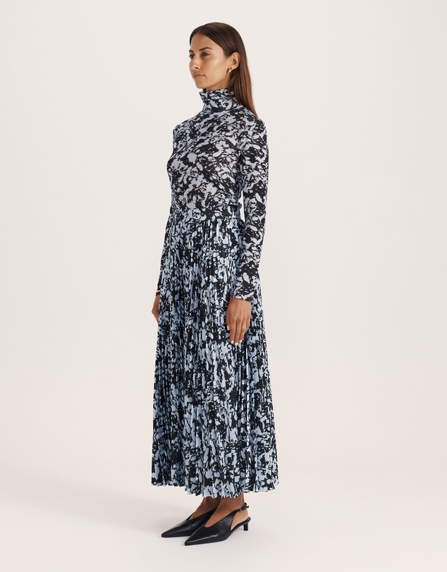 SABA - Truffle Pleated Midi Skirt