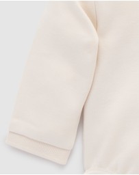 Purebaby - Thick Bodysuit with Collar - Kids-Babies