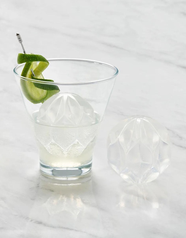 Peak - Cocktail Ice Cube Ripple Charcoal