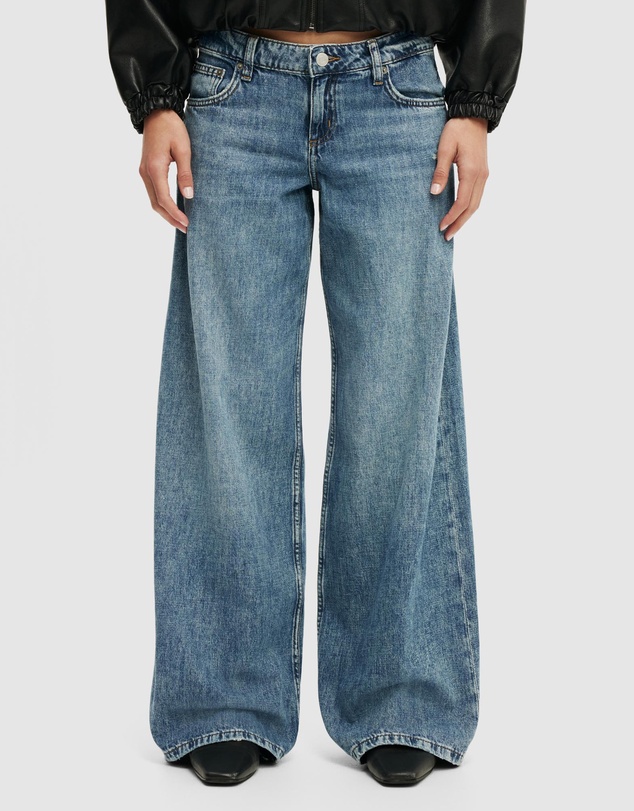 Cotton On - Low Rise Wide Jeans
