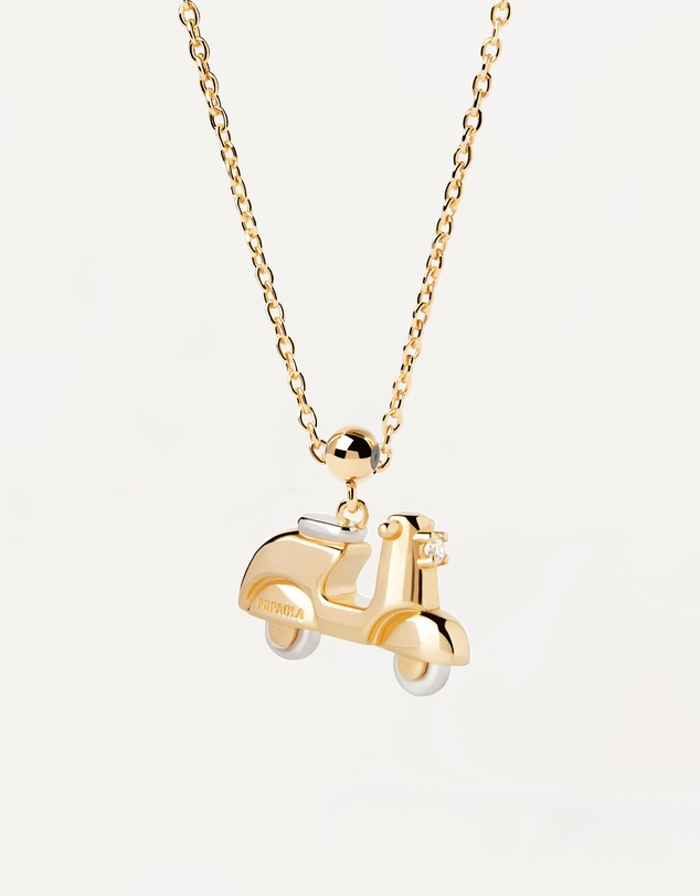 PDPAOLA - Charm Necklace Motorbike Charm