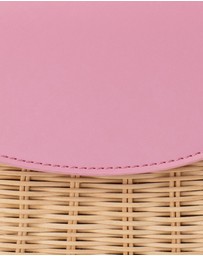 Olga Berg - Elle Wicker Top Handle