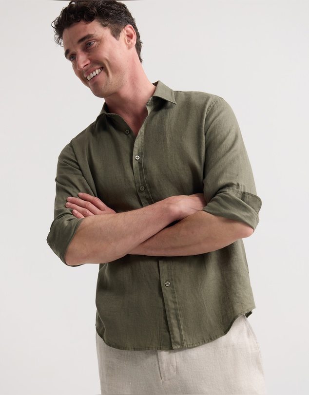 Oxford - Cooper Ls French Linen Shirt
