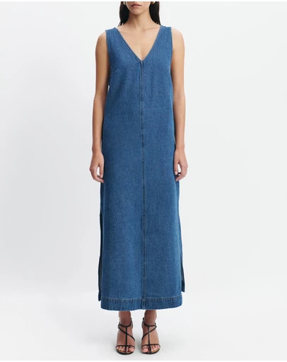 Aje Studio - Kendall Denim Midi Dress