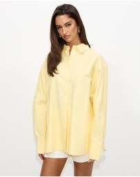 Dazie - Oxford Cotton Oversized Shirt