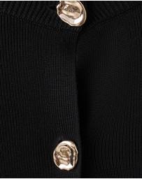 M.N.G - Knitted Cardigan With Jewel Button