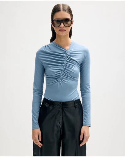 Minima Esenciales - Tore Gathered Jersey Bodysuit