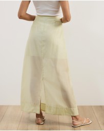 Atmos&Here - Lola Organza Sheer Maxi Skirt