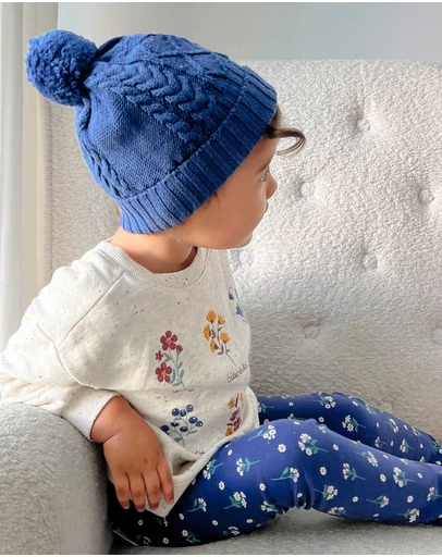 Purebaby - Cable Beanie -Kids-Babies