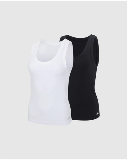 adidas Sportswear - 2 Pack Active Modal Comfort Tank Top With Cotton