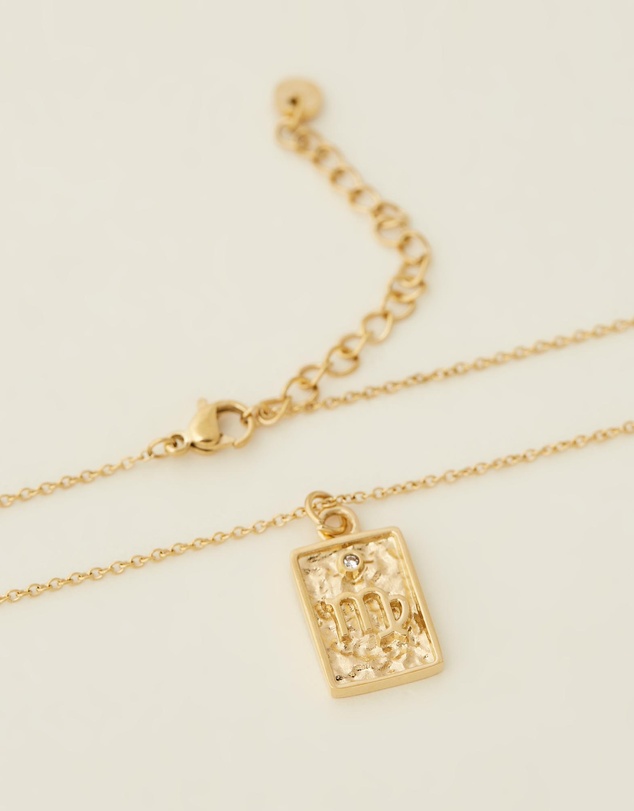 Carly Paiker - Virgo Star Sign Zodiac Tag Necklace