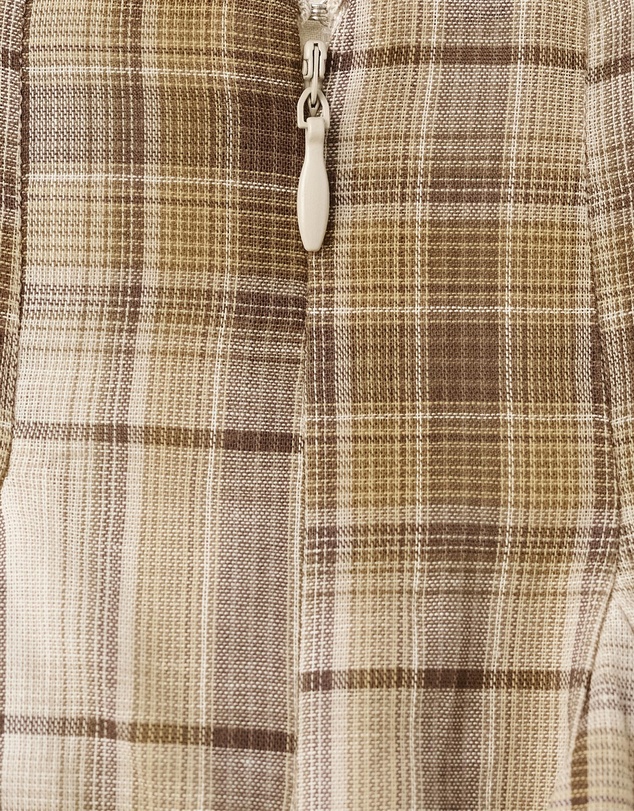 M.N.G - Pleated Check Skirt