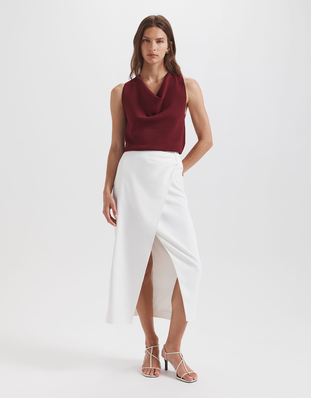 SABA - Dharma Drape Midi Skirt