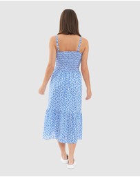 Ripe Maternity - Capri Shirred Dress