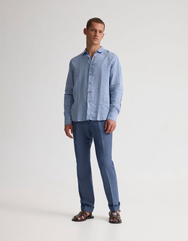 Oxford - Cooper Organic Linen Shirt Long Sleeve