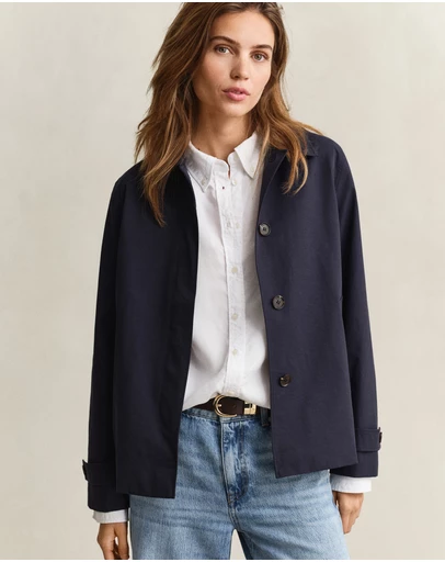 Gant - Short Cotton Blend Car Coat