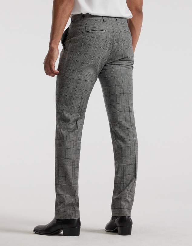 Calibre - Glen Check Suit Pants Grey
