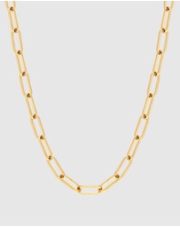 Nialaya Jewellery - Gold Link Chain Necklace