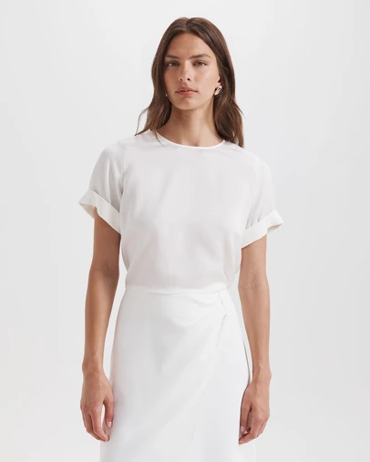 SABA - Sadie Silk Short Sleeve Tee