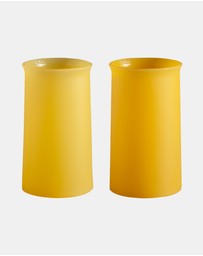 porter green - stegg | silicone unbreakable highball glasses