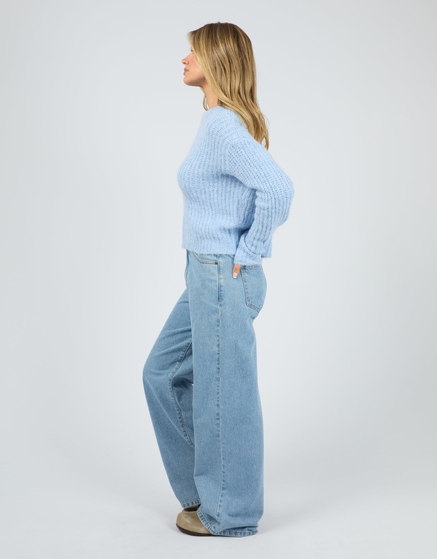 All About Eve - Ivy Knit Jumper Ocean Blue