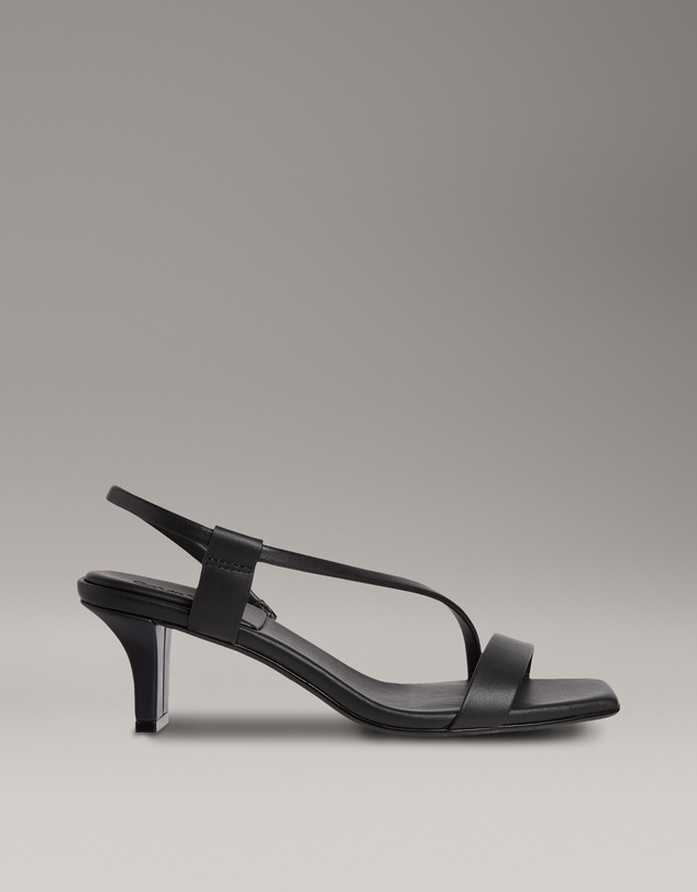 Calvin Klein - Leather Heeled Sandals