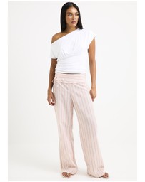 Subtitled - Ines Stripes Low Rise Pants