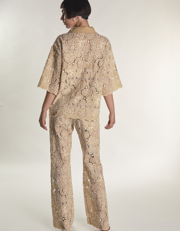 Glamorous - High Waisted Flared Trousers