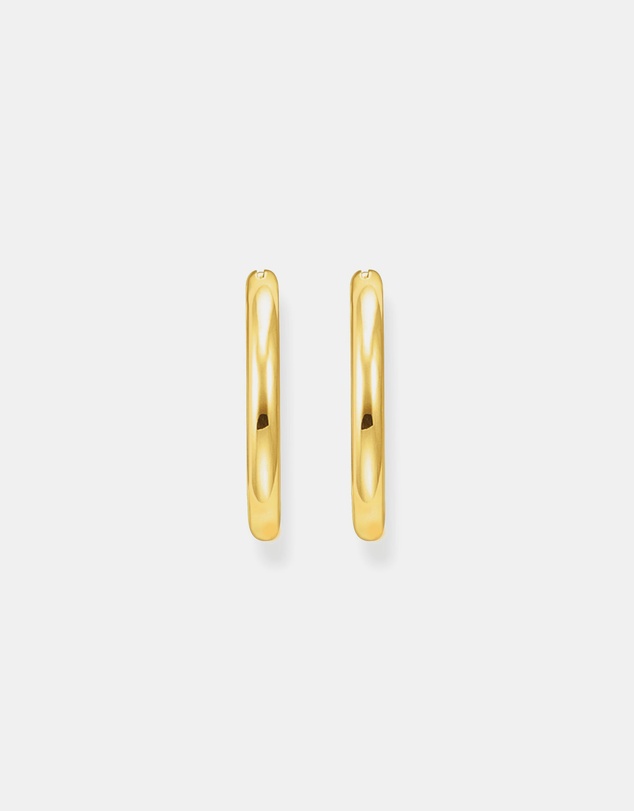 THOMAS SABO - Classic hoop earrings in wider shape