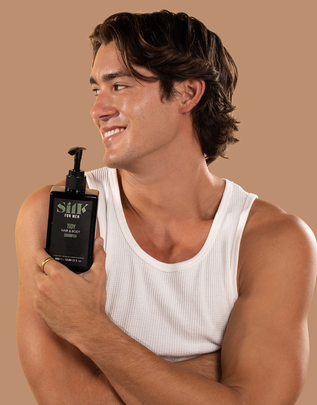 Silk Oil of Morocco - Silk For Men Hair and Body Shampoo - Tidy