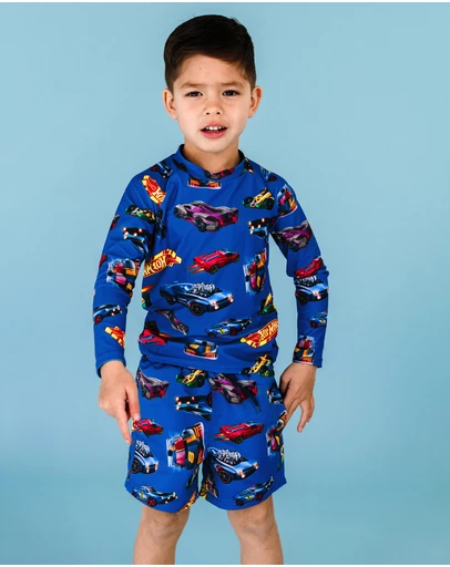 Rock Your Kid - Hot Wheels Rashie Set - ICONIC EXCLUSIVE - Kids-Teens