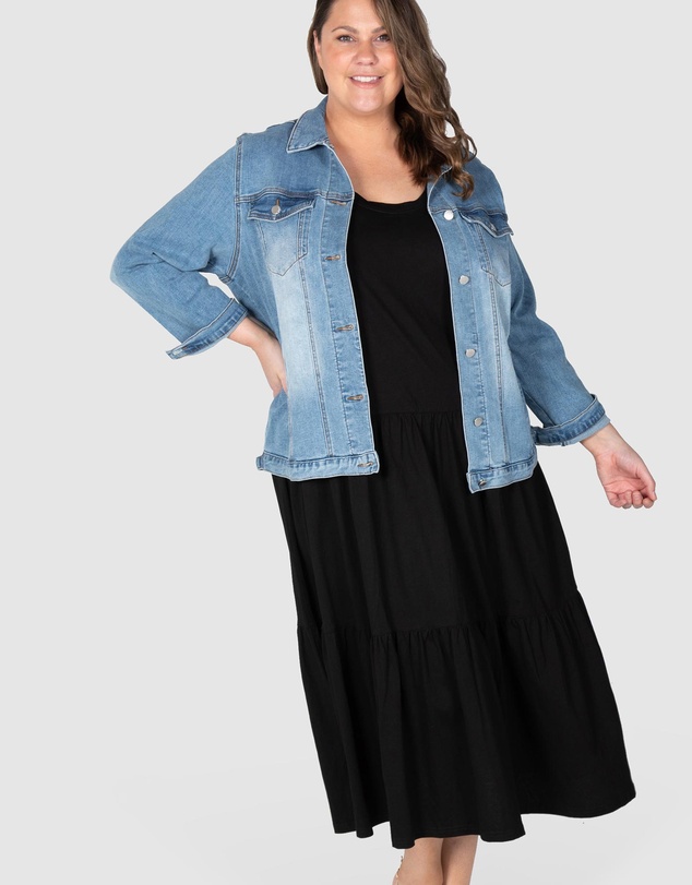 Love Your Wardrobe - Frankie Stretch Denim Jacket
