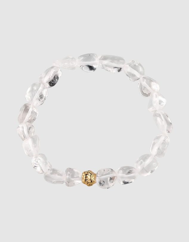 Elli Jewelry - Rock Crystal Bead Stretch Bracelet