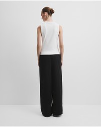 Country Road - Australian Cotton Blend Fitted Rib Tank