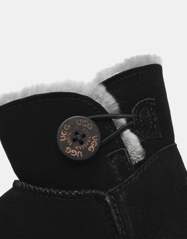 EVERAU - Australian Shepherd Ugg Nolan Kids Mini Button Cow Suede Upper UGG Boots